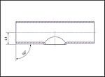 T-Stück Form TK